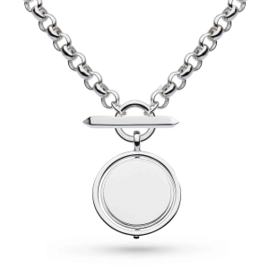 Revival Eclipse Heavy Statement Spinner T-Bar Necklace