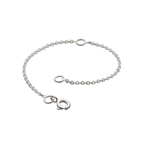 Rhodium Plated Chain Extender 4" by Kit Heath in Rhodium Plated Sterling Silver