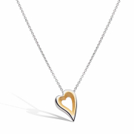 Desire Love Story Golden Heart Necklace base image – The Love Story collection 