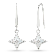 Céleste Astoria Glitz Mother of Pearl Star Drop Earrings