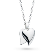 Desire Love Duet Heart Necklace